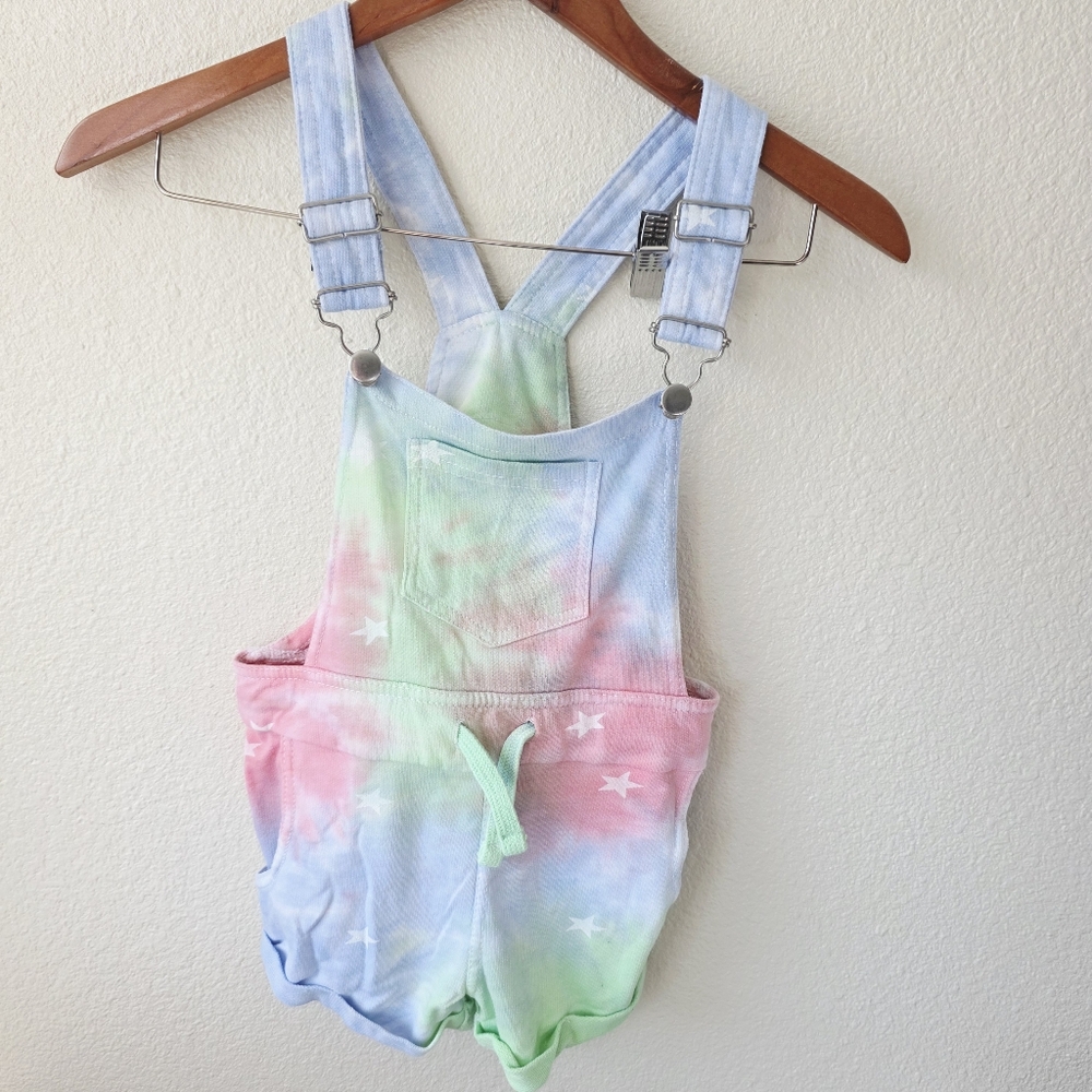 Play six overall shorts Tie Dye Sz 5